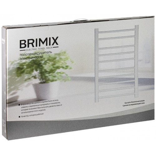 Полотенцесушитель электрический 50х80 BRIMIX ART08030W белый 
