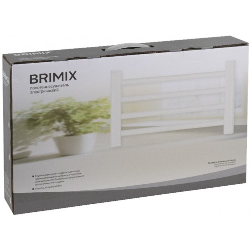 Полотенцесушитель электрический 50х30 BRIMIX ART08120K графит 