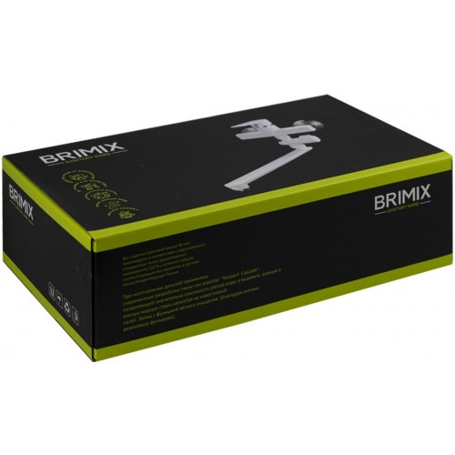 Смеситель для ванны BRIMIX ART562 белый АБС пластик