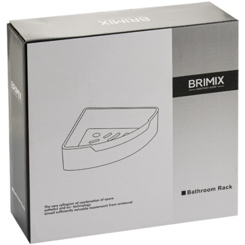 Полка угловая BRIMIX ART5637 хром 