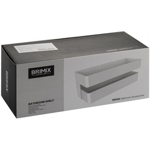 Полка прямая BRIMIX ART5679 черный АБС пластик