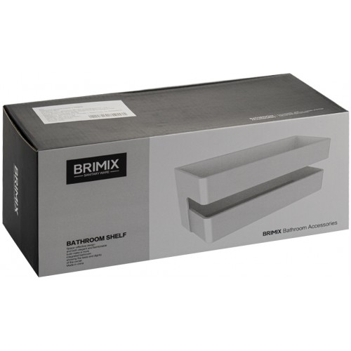 Полка прямая BRIMIX ART5680 белая АБС пластик