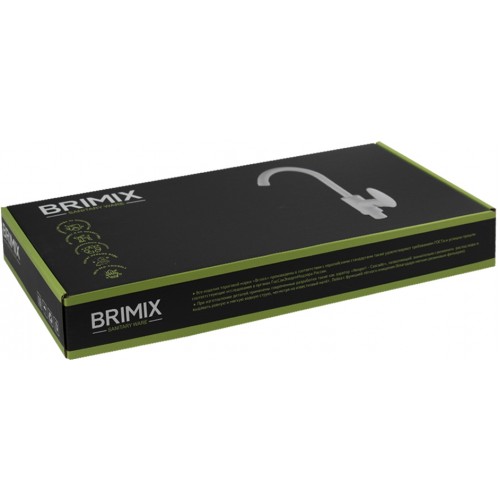 Смеситель для кухни BRIMIX ART5922 черный АБС пластик