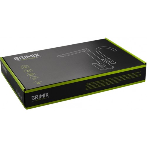 Смеситель для кухни BRIMIX ART81210 черный 