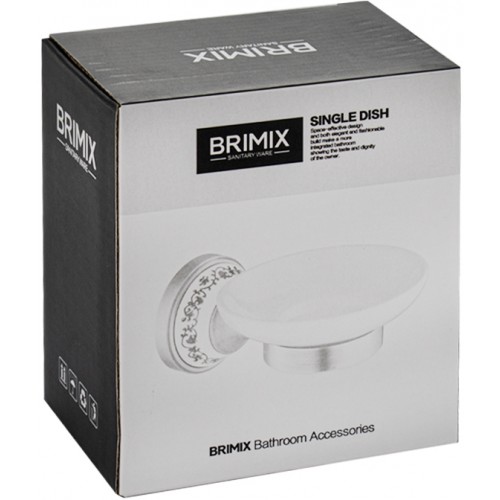Мыльница BRIMIX ART94004 белая 