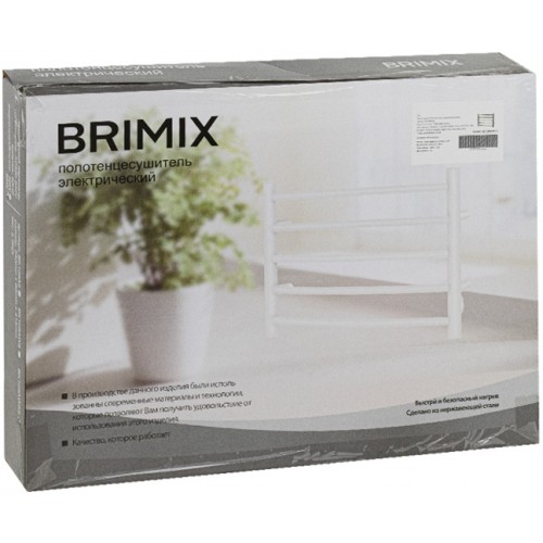 Полотенцесушитель электрический 53х40 BRIMIX ARTBK109AW5s черный 