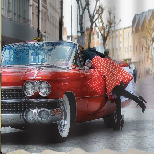 Шторка для ванной комнаты, фотопечать, АВТОМОБИЛЬ BRIMIX ART02-21 Полиэстер