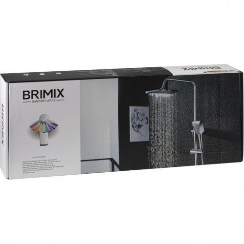 Душевая система BRIMIX ART30557 АБС пластик, Черный