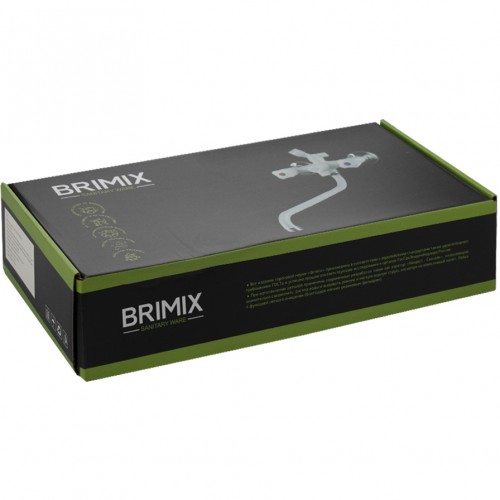Смеситель для ванны BRIMIX ART4412 АБС пластик, Черный