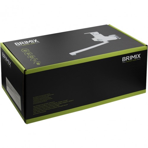 Смеситель для ванны BRIMIX ART5564 АБС пластик, Черный