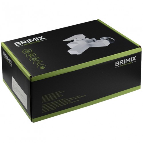 Смеситель для ванны BRIMIX ART5574 АБС пластик, Черный