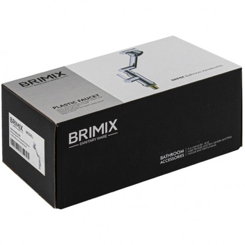 Кран на одну воду BRIMIX ART6619 АБС пластик, Хром