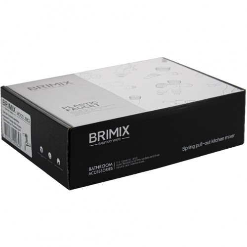 Кран водоразборный 1/2, BRIMIX ART8802 АБС пластик, Хром